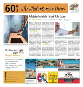 60 Jahre Ihr Malerservice Drews – Ein Jubiläum mit Tradition und Zukunft